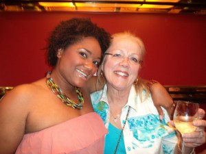 Jenice Armstead with Vicki Shaw, Comic